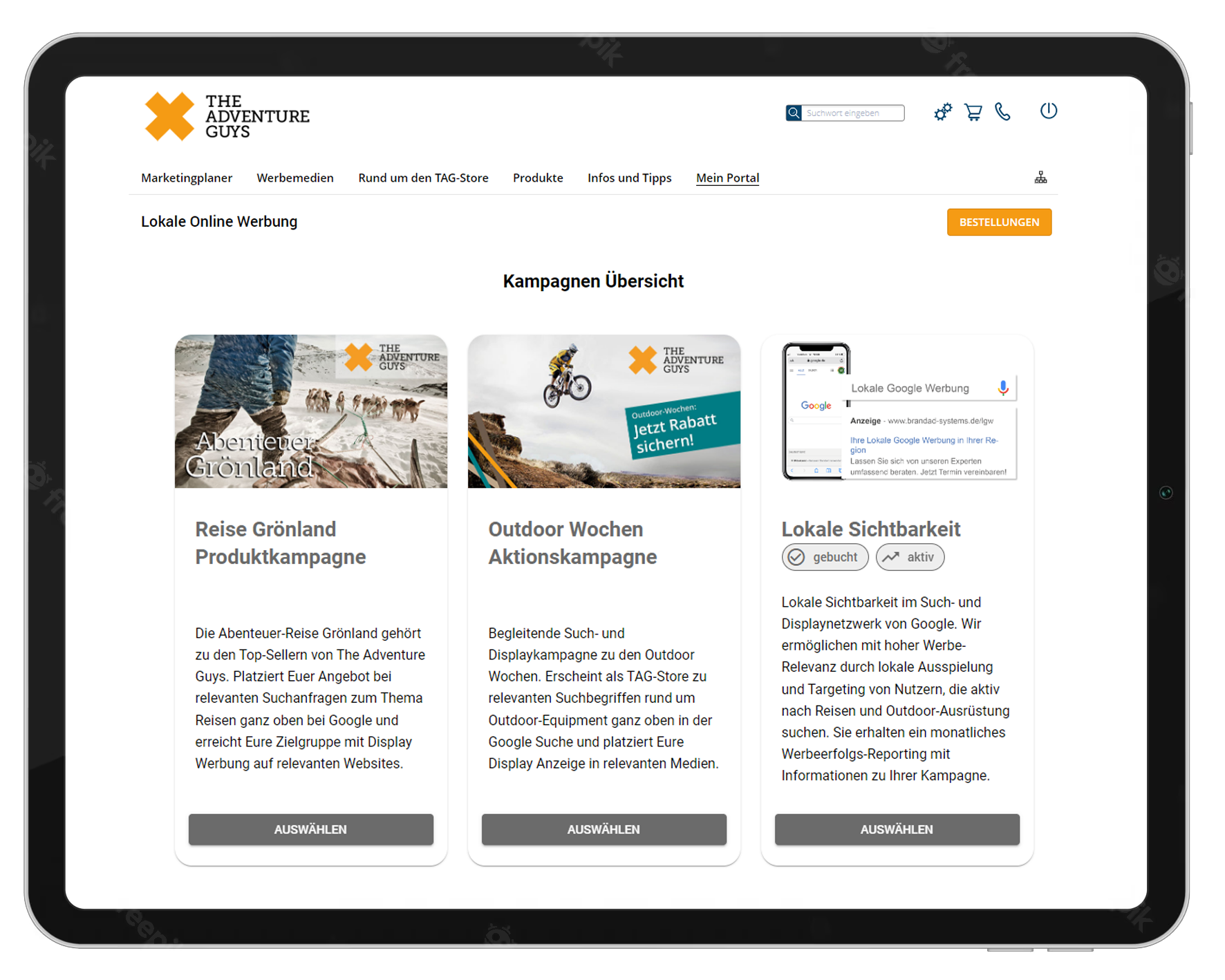 Lokales Online Marketing - Kampagnen Übersicht
